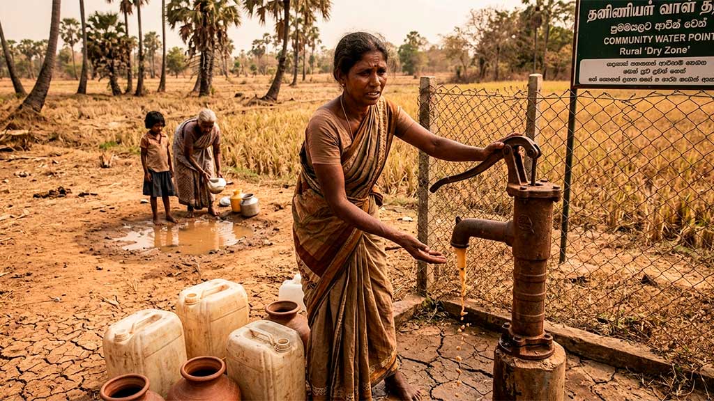 srilanka no water